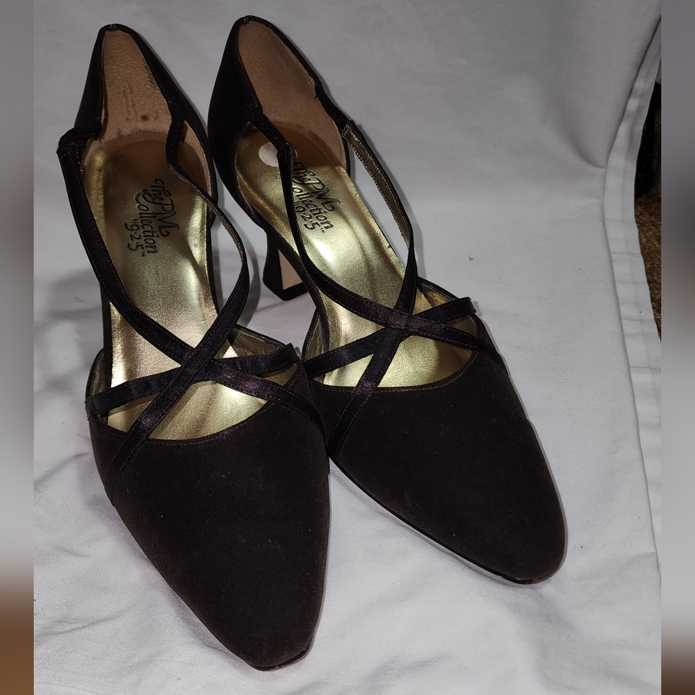 THE FLEXX Black and Gold Women's Heels